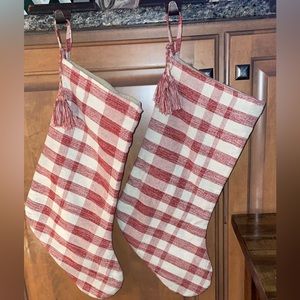 Hearth and Hand by magnolia Christmas stockings-will accept reasonable offer!